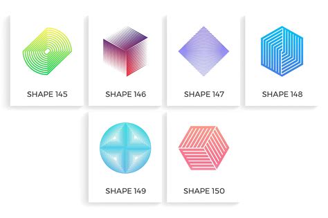 150 Unique Geometric Shapes | Geometric shapes, Shapes, Graphic design art