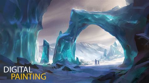 Ice Passage: Environment Digital Painting Process - YouTube