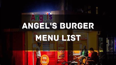 Angel's Burger Menu Prices Philippines 2024 [Updated] — All About ...