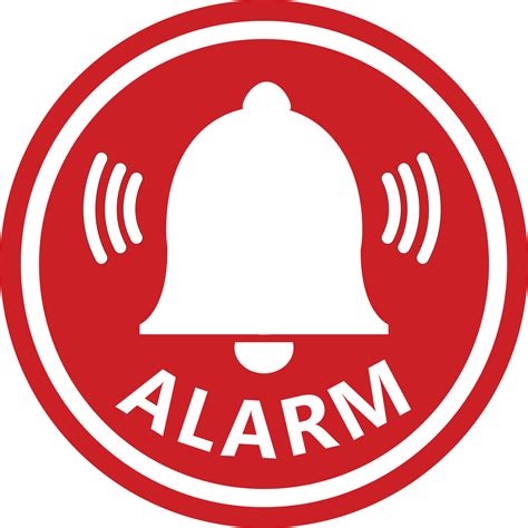 Alarm icon on white background. Alarm sign. flat style. 23209812 Vector ...