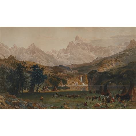 Albert Bierstadt | The Rocky Mountains, Lander's Peak (1866) | MutualArt