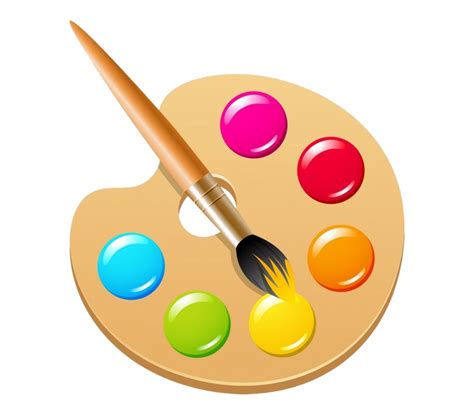 Free Paintbrush And Palette Clipart, Download Free Paintbrush And ...