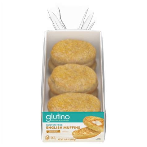 Glutino Gluten Free Original English Muffins, 6 ct / 2.82 oz - Fred Meyer