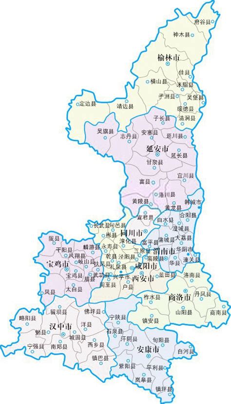 陕西省行政区划图、地图、概况、简介、旅游景点、风景图片、交通、美食小吃等详细介绍