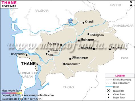 Thane River Map