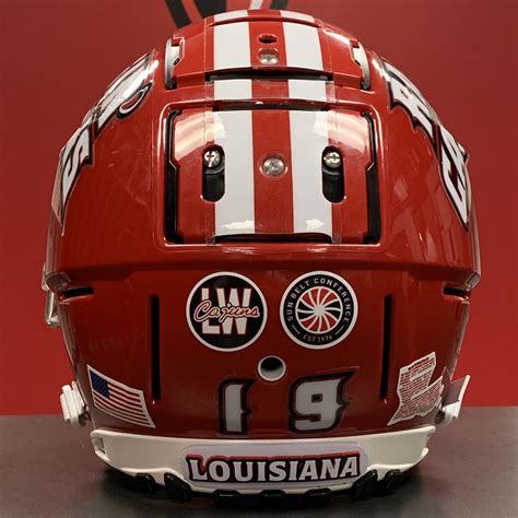 Louisiana Ragin’ Cajuns Equipment Room on Twitter: "In honor of Big Lynn, these helmet stickers ...