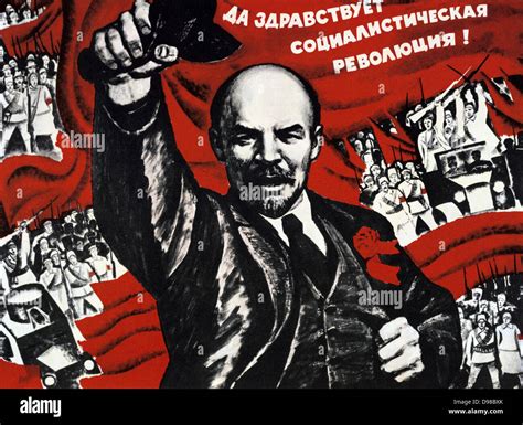 Russian Revolution, October 1917. Vladimir Ilyich Lenin (Ulyanov - 1870 ...