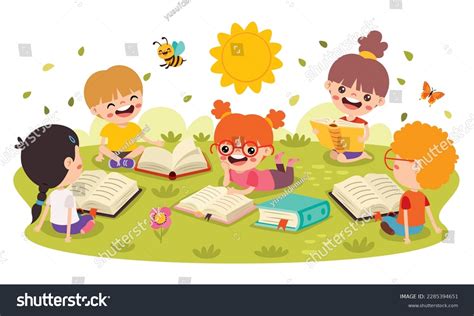 1,485 Cartoon Children Reading Books Park Royalty-Free Photos and Stock Images | Shutterstock