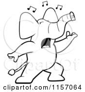 Royalty-Free (RF) Singing Elephant Clipart, Illustrations, Vector ...