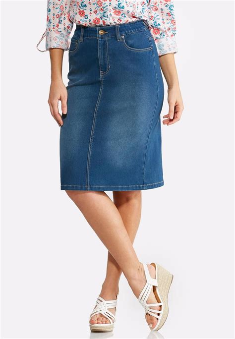 Pin by Stacie Robertson Detwiler on Fashion | Stretch denim skirt ...