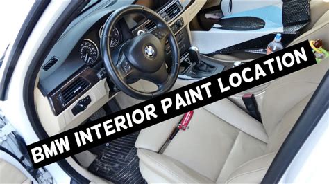 WHERE IS THE INTERIOR PAINT CODE ON BMW - YouTube