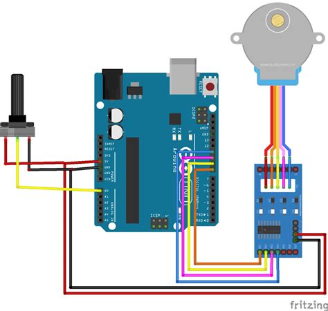 Arduino Tutorial Stepper Motor Control With Potentiometer 5 Steps ...