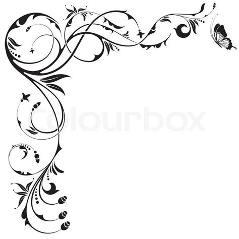 Red Curly Border Designs Clipart Cliparthut Free Clipart | Clip art borders, Vector art, Mandala ...