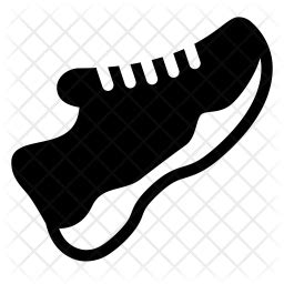 Trainers shoe Icon of Glyph style - Available in SVG, PNG, EPS, AI ...