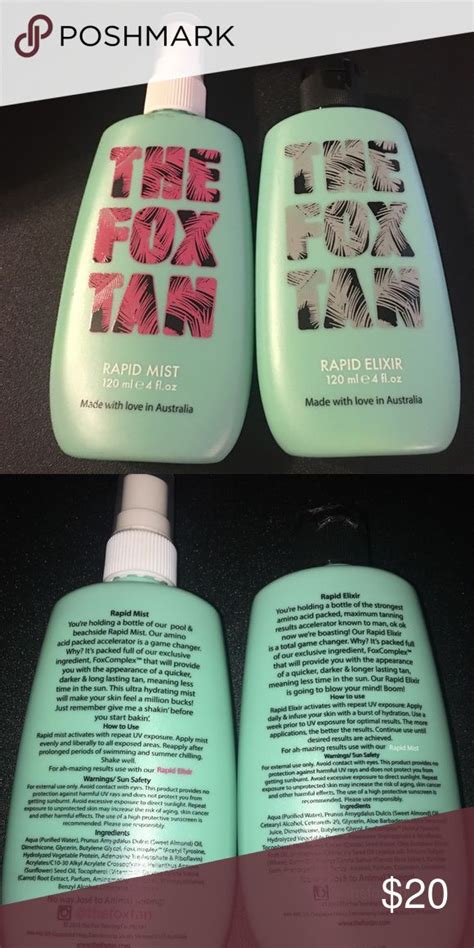 The Fox Tan | Tan before and after, How to tan faster, Tanning lotion