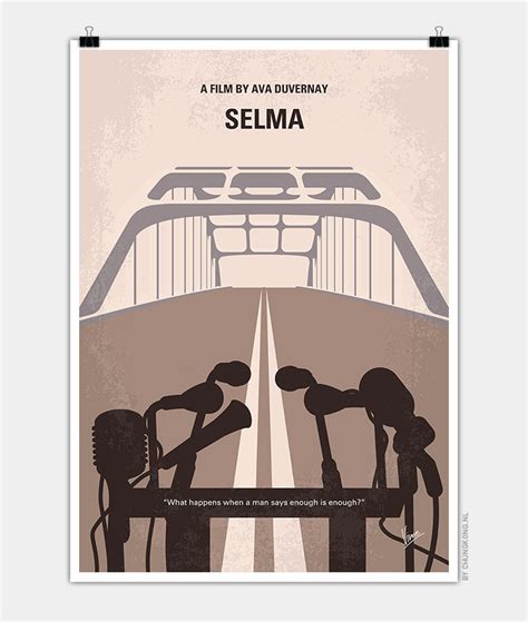 No1246 My Selma minimal movie poster – CHUNGKONG