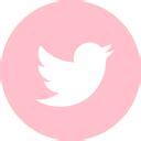 Pink twitter 4 icon - Free pink social icons