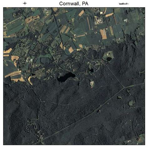 Aerial Photography Map of Cornwall, PA Pennsylvania