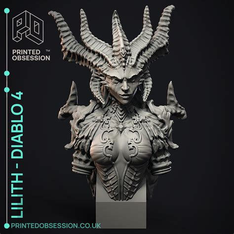 Lilith - Diablo 4 - Fan Art - 3D model by printedobsession on Thangs