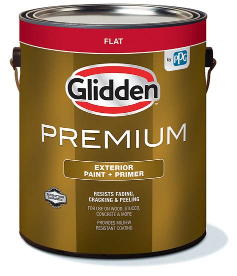 Glidden Premium Exterior Paint + Primer Flat White 3.7 L | The Home ...