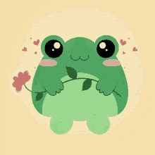 Cute Frog Cartoon Frog GIF - Cute frog Cartoon frog Frog laugh - Discover & Share GIFs