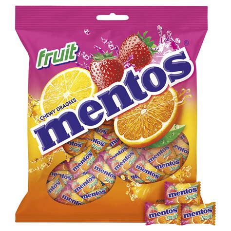 Mentos Fruit Bag 405g - Kmart