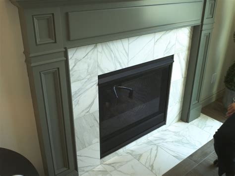 Carrara White Tile Fireplace Surround found at Contempo Tile ...