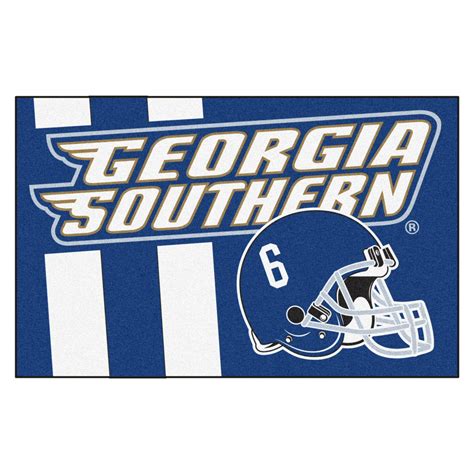 19" x 30" Georgia Southern University Uniform Blue Rectangle Starter ...