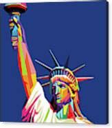 Liberty Statue Wpap Pop Art Digital Art by Ahmad Nusyirwan - Fine Art America