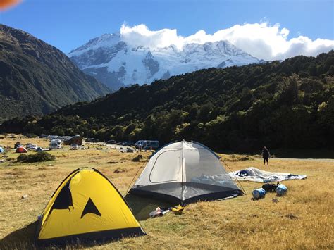 Campsite at the base of Mt. Cook, New Zealand : r/camping