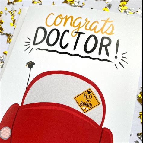 Phd Graduation Card Phd Graduation Gift Graduate Degree - Etsy