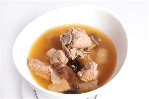 Boiled Pork Bones, Braised Pork Ribs Chinese Medicine, Pork Bone Stock Image - Image of bowl ...