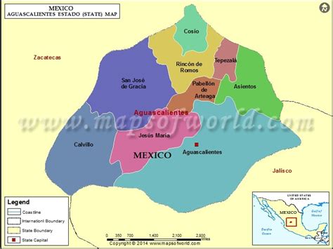 Unveiling The Heart Of Mexico: A Comprehensive Guide To The Aguascalientes Map - Complete Bali ...