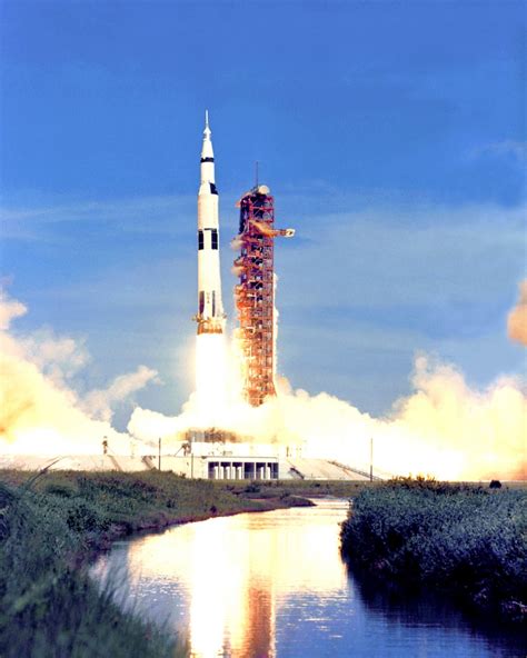 Amazon Com X Gallery Poster Saturn V Rocket Launches Apollo | My XXX ...