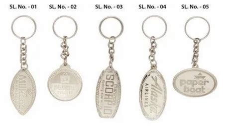 Stainless Steel Promotional Keychains at Rs 6 in New Delhi | ID ...