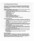 2024 College Resume Template - Fillable, Printable PDF & Forms | Handypdf
