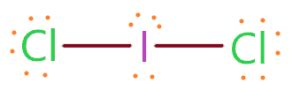 ICl2- lewis structure, molecular geometry, bond angle, polarity, electrons