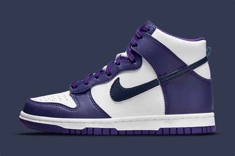 Navy Courts Purple on this Nike Dunk High - Sneaker Freaker