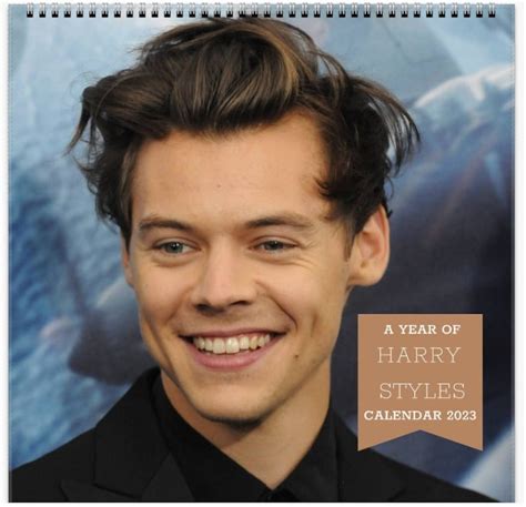 Harry Styles 2023 Calendar - Customize and Print