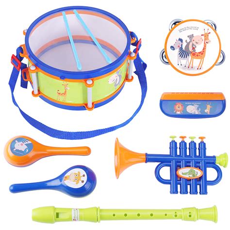 Toddler Kids Drum Set Musical Instruments Toys | iPlay iLearn Toys ...