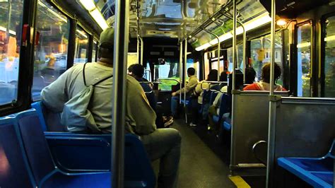 On-Board MTA New York City Bus 1999 Orion V 6248 On The S66 To St ...