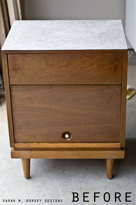 sarah m. dorsey designs: Mid Century Modern Nightstand