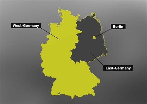 East And West Germany Map