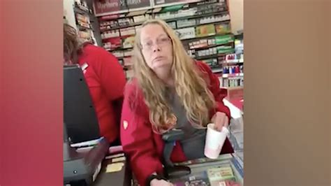 Gas station cashier screams obscenities at customer for speaking ...