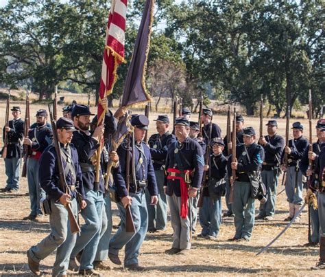 American Civil War Reenactors Editorial Photography - Image of uniform ...