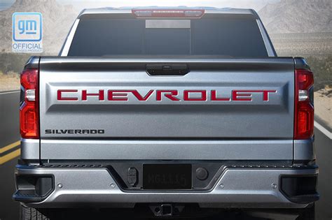 Silverado / Silverado HD - Urethane Insert - Tailgate Letters (2019 ...