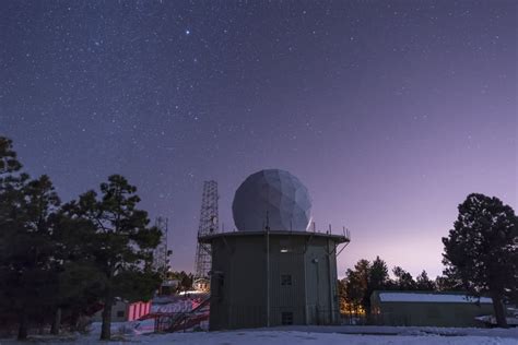 A defunct Air Force Station radar tower still stands at Mount Lemmon Observatory near Tucson ...