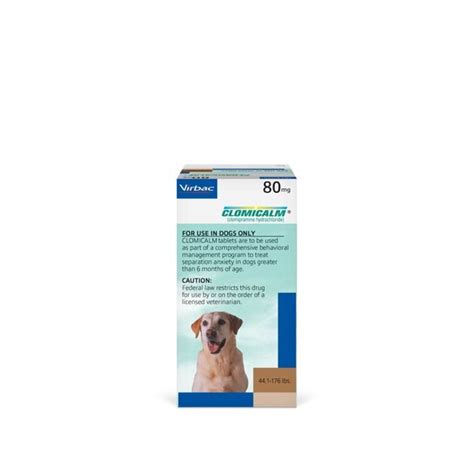 Clomicalm (Clomipramine HCl) Tablets for Dogs, 80-mg, 1 tablet - Chewy.com