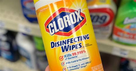 Most People Aren’t Following Clorox Wipes’ Directions for Disinfecting Surfaces