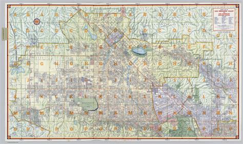 Street Map of San Fernando Valley and Los Angeles Northern Section. - David Rumsey Historical ...